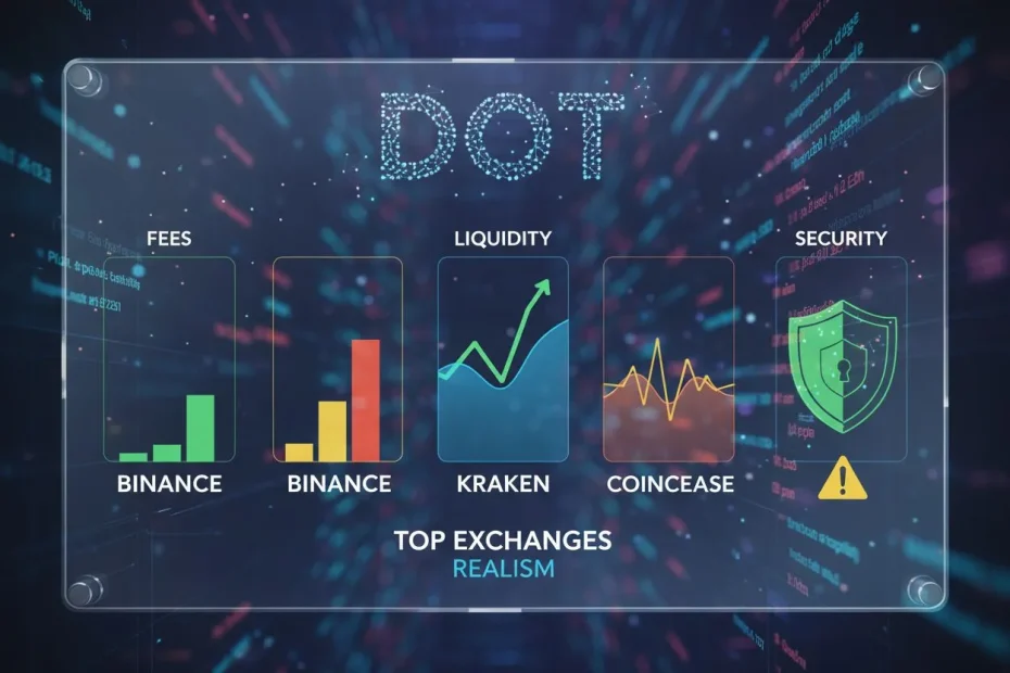 Mejores plataformas para comprar DOT: comisiones, liquidez y seguridad