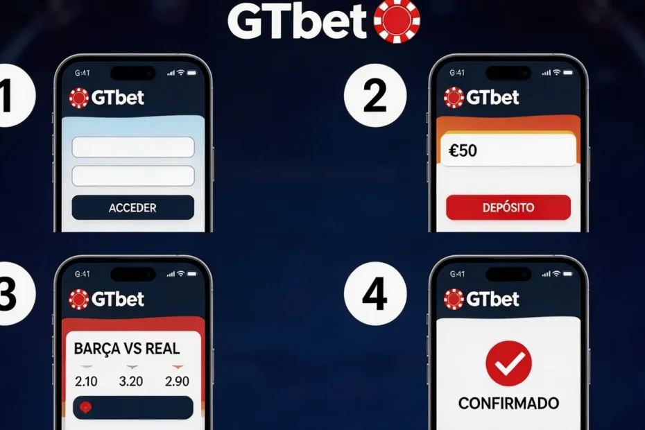 Apuestas desde el teléfono: instrucciones paso a paso para usar la GTbet app para principiantes